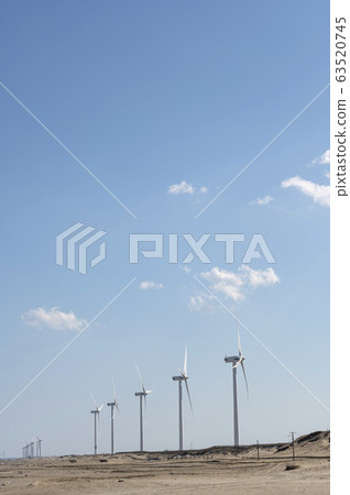 茨城縣廣濱海灘的風力發電風車一覽 63520745