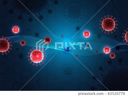 Virus COVID-19 background 63520779
