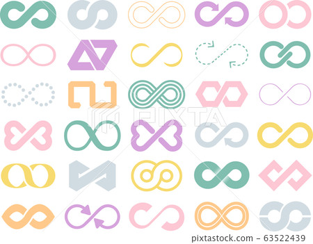 Infinity icon set 63522439