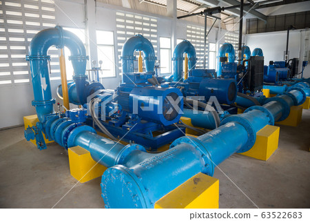 Pump motor in Water Treatment Plant Pump motor in Water Treatment Plant 63522683