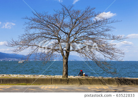 琵琶湖岸邊g公園風景 琵琶湖岸邊g公園風景 63522833