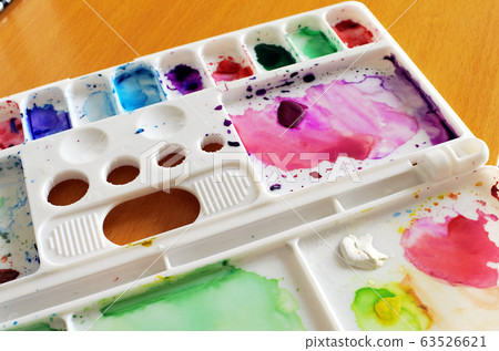 水彩顏料調色板 63526621