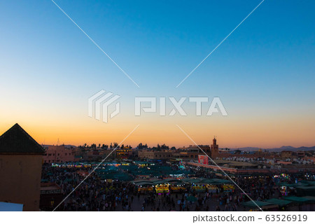 The hustle and bustle of Jamaâ El Fna Square The hustle and bustle of Jamaâ El Fna Square 63526919