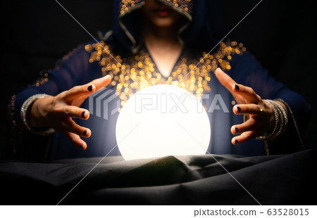 Fortune teller's hands 63528015