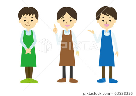 Apron Male Illustration Ai Eps Data Material Stock Illustration 63528356 Pixta