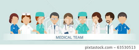 set of medical staff set of medical staff 63530513