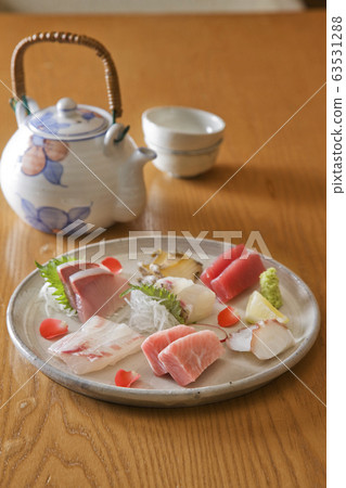 High-quality Japanese course cuisine with fresh ingredients 63531288