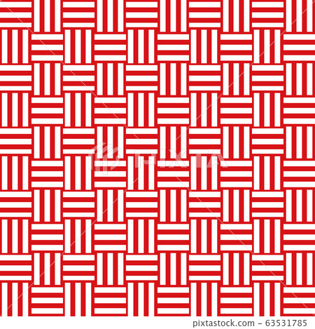 Mizashiri / Ajiro pattern Red Mizashiri / Ajiro pattern Red 63531785