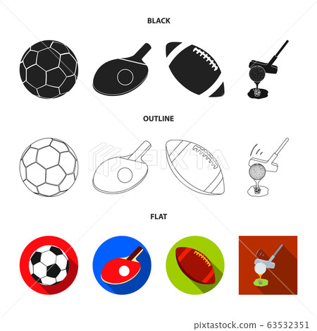 Vector illustration of ball and soccer icon.... - Stock Illustration ...