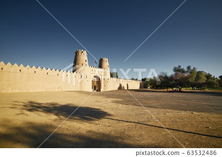 Historical fort at evening light 63532486
