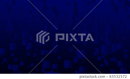 CG Square Floating Square Geometric Background - Stock Illustration ...