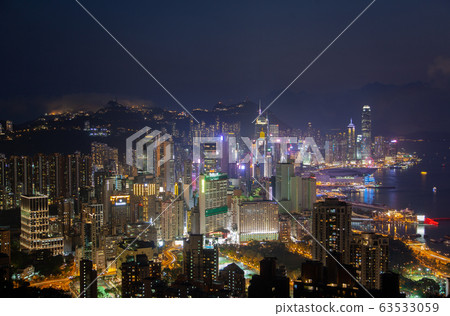 Hong Kong/China - July 05 2019: Cityscape various Hong Kong/China - July 05 2019: Cityscape various 63533059