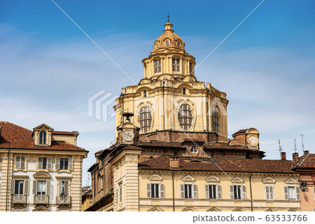 Real Chiesa di San Lorenzo - Church in Baroque style in Turin Italy Real Chiesa di San Lorenzo - Church in Baroque style in Turin Italy 63533766