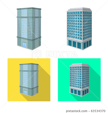 Isolated object of construction and building logo. Collection of construction and estate vector icon for stock. Isolated object of construction and building logo. Collection of construction and estate vector icon for stock. 63534370