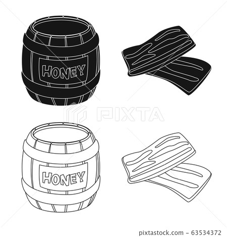 Isolated object of taste and product symbol. Collection of taste and cooking vector icon for stock. Isolated object of taste and product symbol. Collection of taste and cooking vector icon for stock. 63534372