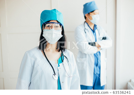 Scientists and doctors at work in laboratory 63536241