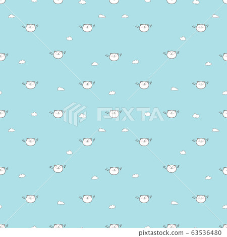 Cute bear seamless pattern background. Vector illustration. Cute bear seamless pattern background. Vector illustration. 63536480