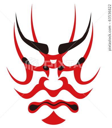 日本傳統藝術歌舞uki臉部化妝 63536822