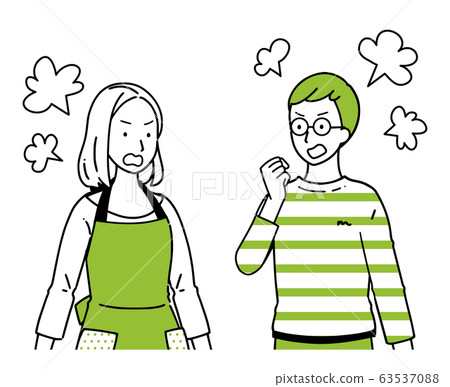 Couple fighting Couple fighting 63537088