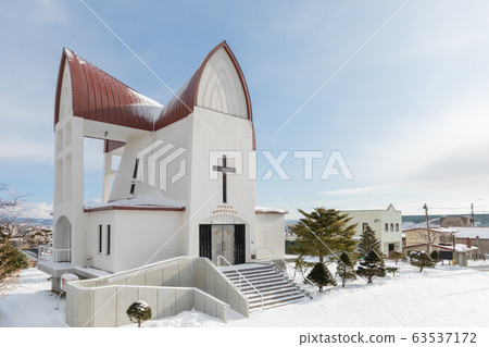函館_聖約翰教堂的雪景 函館_聖約翰教堂的雪景 63537172