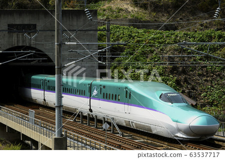 The Hokkaido Shinkansen from the Seikan Tunnel 63537717