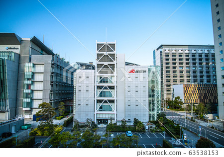 日本的東京城市景觀,可俯瞰AIST等=東京江東區青海 日本的東京城市景觀,可俯瞰AIST等=東京江東區青海 63538153