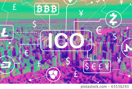 Cryptocurrency ICO theme Cryptocurrency ICO theme 63538293