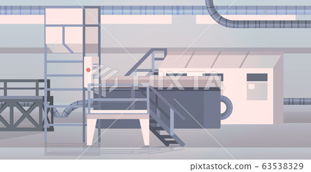 modern lab interior empty no people chemical laboratory for experiments or technology research secret bunker with furniture horizontal 63538329