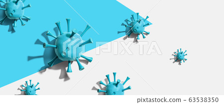 Viral epidemic influenza and Coronavirus concept Viral epidemic influenza and Coronavirus concept 63538350