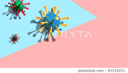 Viral epidemic influenza and Coronavirus concept Viral epidemic influenza and Coronavirus concept 63538351