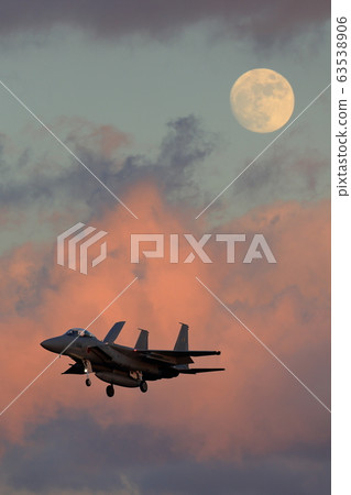 a full moon, full moon, sunset 63538906