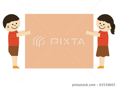 Boy and girl frame 63539605