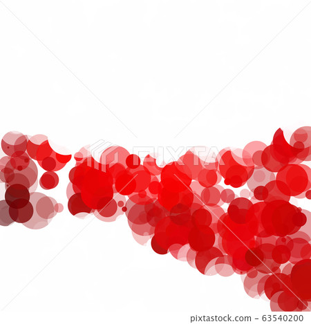 Bubbles Unique Red Bright Vector Background - Stock Illustration ...