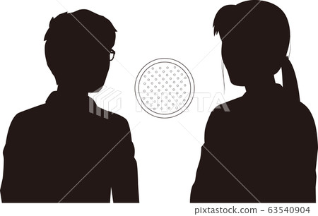 Woman and man meeting Woman and man meeting 63540904
