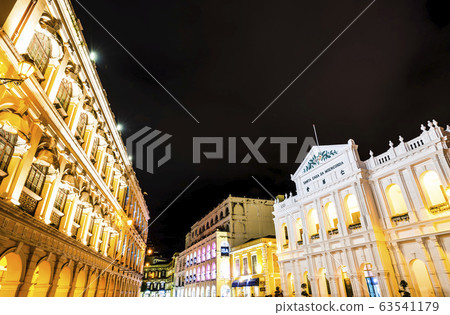Historic Centre of Macau-Senado Square in Macau, China. The Historic Centre of Macau was inscribed on the UNESCO World Heritage List in 2005. Historic Centre of Macau-Senado Square in Macau, China. The Historic Centre of Macau was inscribed on the UNESCO World Heritage List in 2005. 63541179