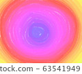 Dimension aura colorful warm pink orange yellow tone background. Swirl circle radial blend mix multicolor. Happy and funny party in summer concept. Abstract time machine cartoon. 63541949