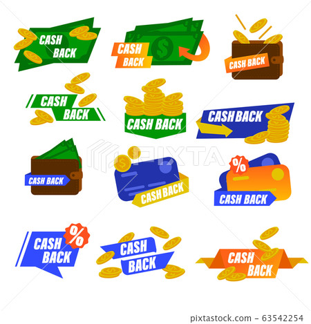 Cashback label. Vector 63542254