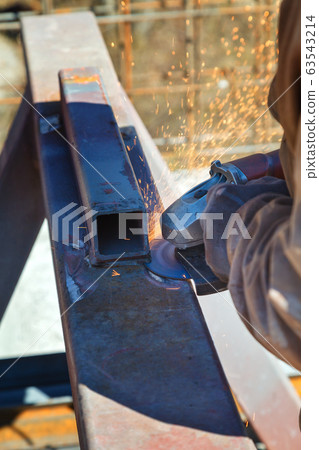 Cutting steel heavy industry by electric flex 63543214