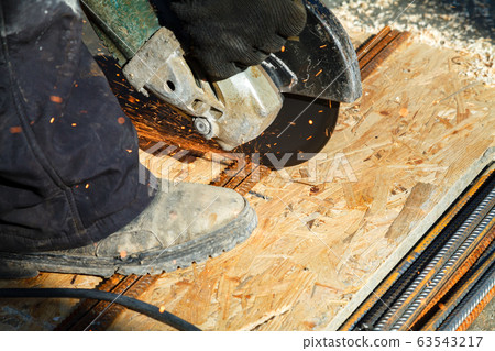 Cutting steel heavy industry by electric flex 63543217