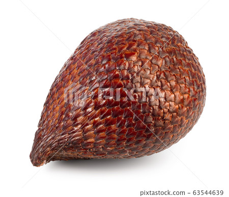 Salak snake fruit isolated on white background with clipping path and full depth of field Salak snake fruit isolated on white background with clipping path and full depth of field 63544639