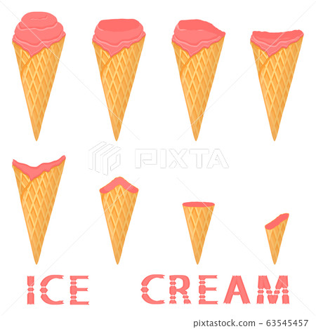 Vector illustration for natural ice cream Vector illustration for natural ice cream 63545457
