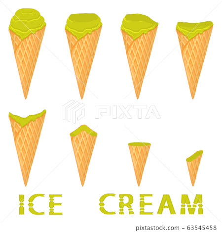 Vector illustration for natural ice cream Vector illustration for natural ice cream 63545458