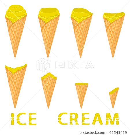 Vector illustration for natural ice cream Vector illustration for natural ice cream 63545459