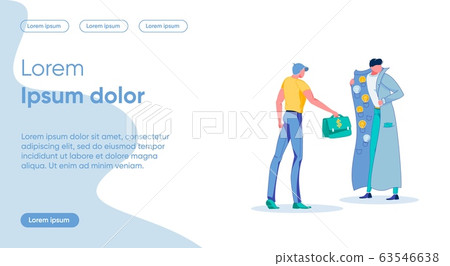 Idea Trading Flat Landing Page Vector Template Idea Trading Flat Landing Page Vector Template 63546638