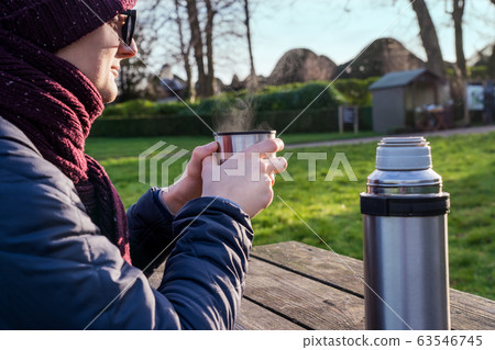 Close up caucasian young traveler man in Close up caucasian young traveler man in 63546745