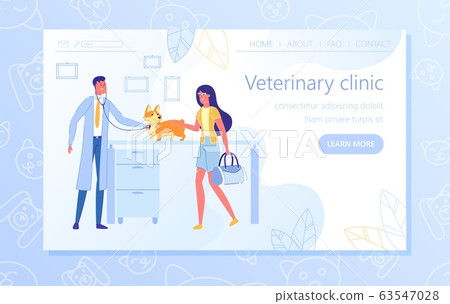 Qualitative Diagnosis Dog in Veterinary Clinic. Qualitative Diagnosis Dog in Veterinary Clinic. 63547028