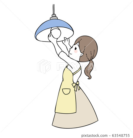 女人換燈泡 63548755