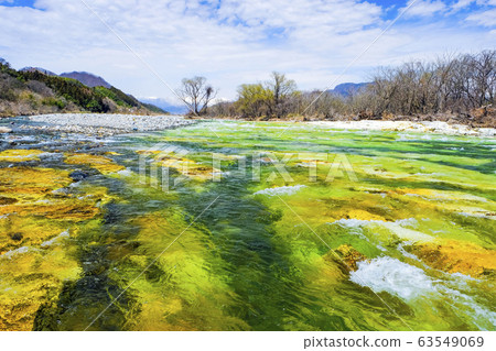 Tonegawa and Tanigawadake in spring 63549069