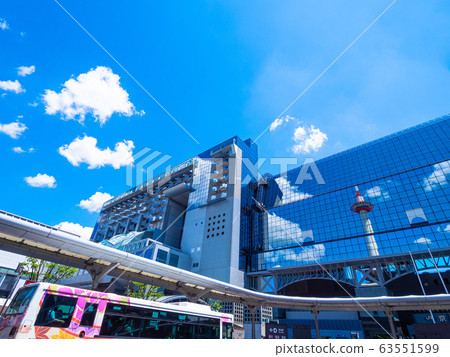Kyoto Station Building with Kyoto Tower Kyoto Station Building with Kyoto Tower 63551599