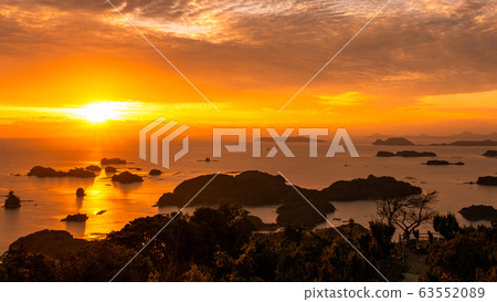 Dusk at Kujukushima / Ishidake Observatory 63552089